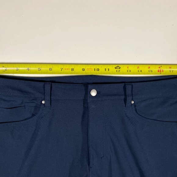 M5ADES - Lululemon ABC Classic Fit Warpstreme Pants True Navy men's size 36x30 - Picture 6 of 9